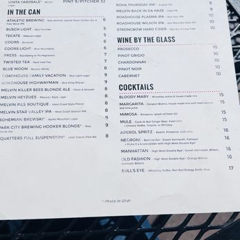 The Corner Store Pub & Grill - Menu three - Pubs Near Me - Park City, Utah