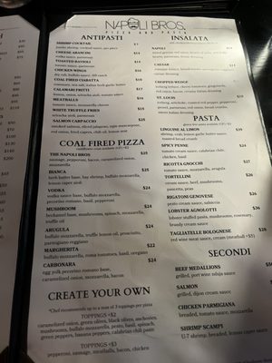 Menu photo 1 Napoli Bros Chesterfield, MO