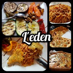 Ristorante L'eden - Piccata milanese, Spaghetti bolognaise, Pizza Meeresfrüchte, Focaccia bianca e rosmarino usw. Alles  Bestens!