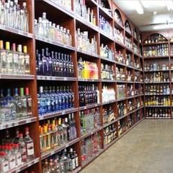 Liquor Express - Floor to ceiling liquor wall