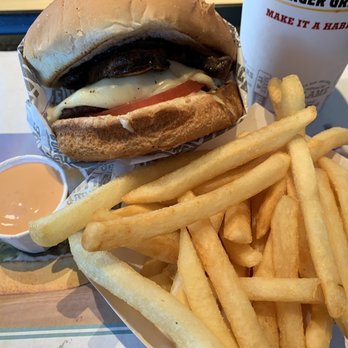 Habit Burger & Grill - Portabella Charburger, fries and a drink - Burgers Near Me - American Fork, Utah Habit Burger & Grill - Portabella Charburger, fries and a drink - Burgers Near Me - American Fork, Utah