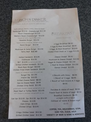 Menu photo 3 By the Bay Cafe Sekiu, WA Menu photo 3 By the Bay Cafe Sekiu, WA
