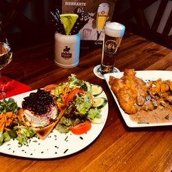 Wirtshaus im Ostend - Gratinierter Ziegenkäse mit selbstgemachten Cranberries...