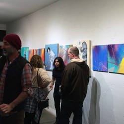 Visual - "In progress". Exhibition by Jason Gould and kurznachzehn. Opening night