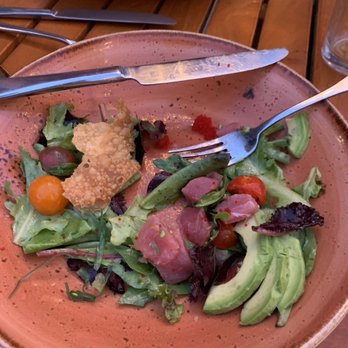 Nelson's - Ahi Poke Salad - painfully plain.. would not wish this dish on my worst enemy p lol - Seafood Near Me - Rancho Palos Verdes, California