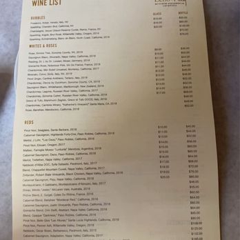 Echo & Rig - menu - Steakhouses Near Me - Las Vegas, Nevada