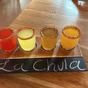 Mariscos La Chula - Downey - Celebrating Pride month with the best margarita flight - Seafood Near Me - Downey, California