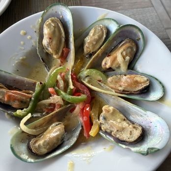 Sugarcane Grille - Mussels in a white cream sauce. - Caribbean Near Me - Charlotte Amalie, Virgin Islands