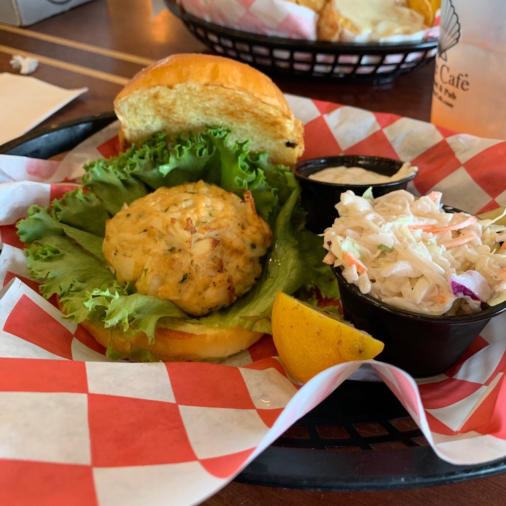 Crab cake sandwich Crab cake sandwich