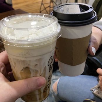 The Table Coffee - Medium cold brew with sweet cream and cold foam. Medium Matcha Latte. - Coffee & Tea Near Me - Omaha, Nebraska The Table Coffee - Medium cold brew with sweet cream and cold foam. Medium Matcha Latte. - Coffee & Tea Near Me - Omaha, Nebraska