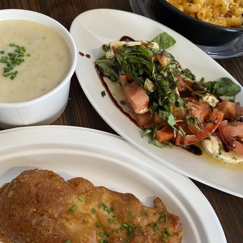 Hook & Anchor - Lobster Sriracha Mac and Cheese Garlic Parm Lobster Fries Caprese Salad Fish & Chips - Seafood Near Me - Costa Mesa, California Hook & Anchor - Lobster Sriracha Mac and Cheese Garlic Parm Lobster Fries Caprese Salad Fish & Chips - Seafood Near Me - Costa Mesa, California