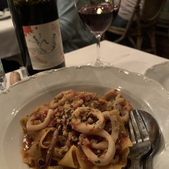 Nora Gray - Calamari spicy tomato pasta - Italian Near Me - Montreal, Quebec