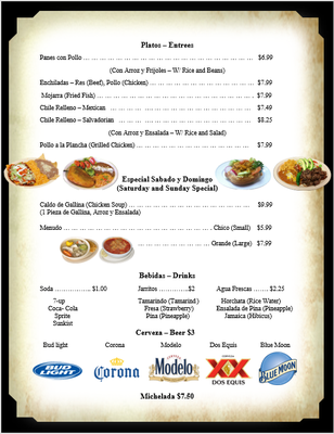 Menu photo 3 Antojitos Guanamex Wichita, KS Menu photo 3 Antojitos Guanamex Wichita, KS