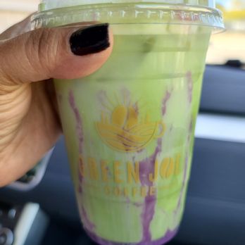 Green Joe Coffee - Iced lavender green tea latte...floral and delicious! - Coffee & Tea Near Me - Schaumburg, Illinois Green Joe Coffee - Iced lavender green tea latte...floral and delicious! - Coffee & Tea Near Me - Schaumburg, Illinois