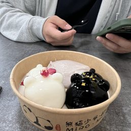 J2 on the menu panda coconut jelly and grass jelly J2 on the menu panda coconut jelly and grass jelly