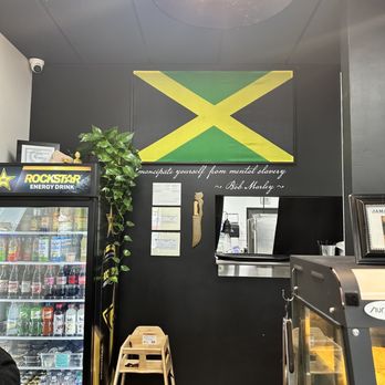 Papa's Got Jerk - a jamaican flag on the wall - Chicken Shop Near Me - St. George, Utah Papa's Got Jerk - a jamaican flag on the wall - Chicken Shop Near Me - St. George, Utah