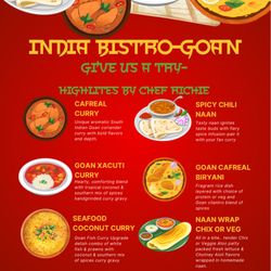 India Bistro-Goan - Goan flavors are a fusion of Indian and Portuguese cultures