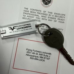 Flying Fortress Lock & Alarm - Transponder key