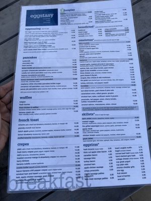 Menu photo 1 Eggstasy Scottsdale, AZ