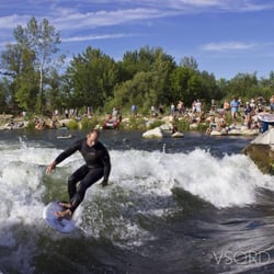 Boise Whitewater Park - Kiwis love river surfing