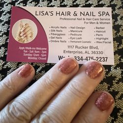 Lisa’s Hair & Nail Spa - Fall October nails