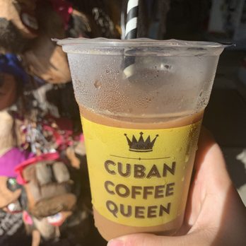 Cuban Coffee Queen Waterfront - Iced Coffee with almond milk - Coffee & Tea Near Me - Key West, Florida Cuban Coffee Queen Waterfront - Iced Coffee with almond milk - Coffee & Tea Near Me - Key West, Florida