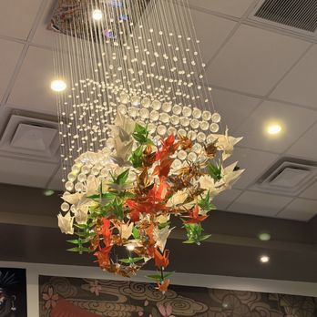 Origami Ramen Bar - Origami light fixture - pretty! - Ramen Near Me - Phoenix, Arizona