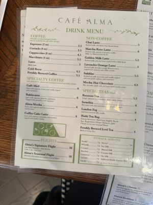 Menu photo 4 Café Alma Cincinnati, OH Menu photo 4 Café Alma Cincinnati, OH