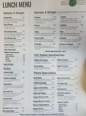 Menu photo 8 Aldo's Italian Kitchen Alexandria, VA Menu photo 8 Aldo's Italian Kitchen Alexandria, VA