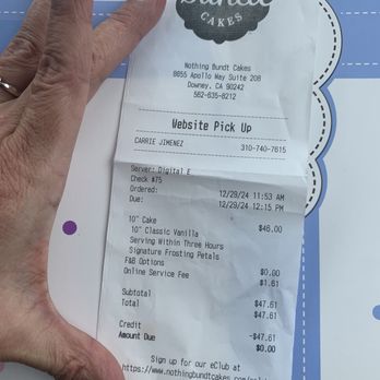 Nothing Bundt Cakes - My order - Desserts Near Me - Downey, California