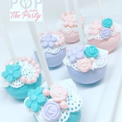 Pop Goes The Party - Shabby chic for a bridal shower.