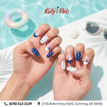 Kelly's Nails - A new nail design is the easiest way to refresh your style. Treat yourself and book your appointment today! - Nail Salons Near Me - Cumming, Georgia Kelly's Nails - A new nail design is the easiest way to refresh your style. Treat yourself and book your appointment today! - Nail Salons Near Me - Cumming, Georgia