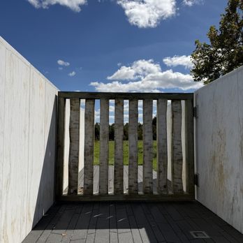 Flight 93 National Memorial - The gate that was built using pieces of the hemlock trees that once stood at the impact site. - Landmarks & Historical Buildings Near Me - Stoystown, Pennsylvania Flight 93 National Memorial - The gate that was built using pieces of the hemlock trees that once stood at the impact site. - Landmarks & Historical Buildings Near Me - Stoystown, Pennsylvania