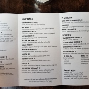 I.d. - Menu. - American Near Me - Delafield, Wisconsin