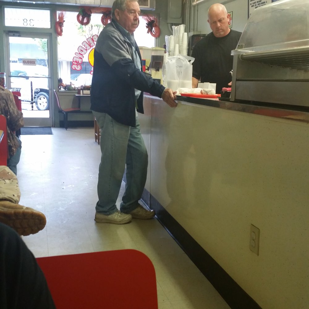 customers waiting at the counter