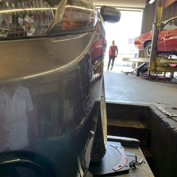 Louis Frame Wheel & Brake - Camber adjusted - Auto Repair Near Me - Fresno, California