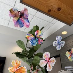 Sprout Family Chiropractic - Butterfly craft the kids did during a visit