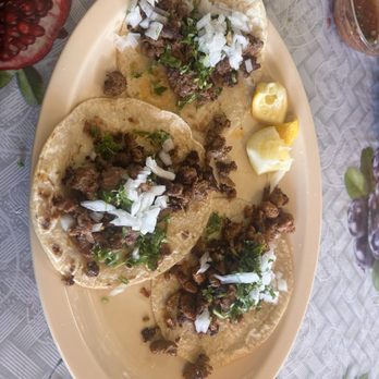 El Trigo - 2 tacos de asada and 1 taco al pastor - Mexican Near Me - Riverside, California El Trigo - 2 tacos de asada and 1 taco al pastor - Mexican Near Me - Riverside, California