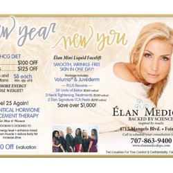 Elan Medical - New year, new you! Call and schedule a consultation.