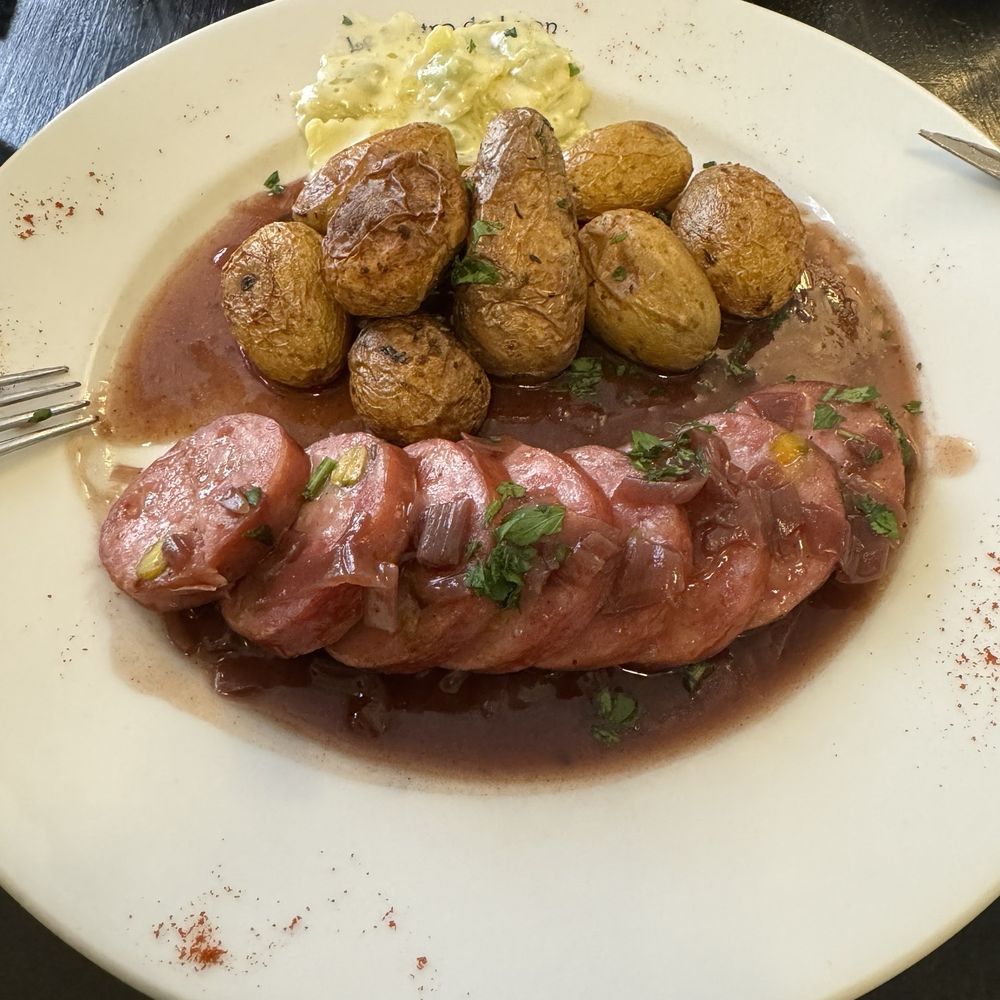 Toulouse sausage with potatoes Toulouse sausage with potatoes