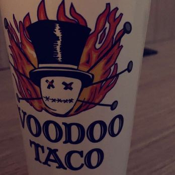 Voodoo Taco - a cup with a skull and flames on it - Tex-Mex Near Me - Omaha, Nebraska Voodoo Taco - a cup with a skull and flames on it - Tex-Mex Near Me - Omaha, Nebraska