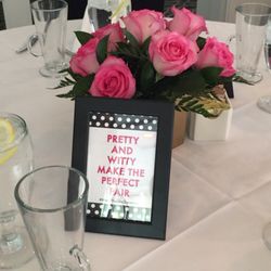 Peace Lily Studio - Bridal shower centerpiece
