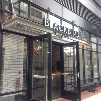 Blackbird Doughnuts - Fenway - Outside of the store! There are no tables or chairs inside, but there are two benches outside - Donuts Near Me - Boston, Massachusetts Blackbird Doughnuts - Fenway - Outside of the store! There are no tables or chairs inside, but there are two benches outside - Donuts Near Me - Boston, Massachusetts