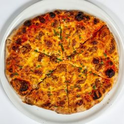 Breakfast Sausage and Egg Pizza