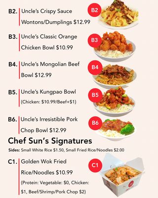 Menu photo 3 Uncle Sun Eugene, OR