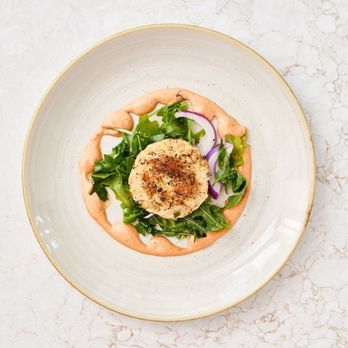The Board Room - Crab cake - Wine Bars Near Me - Houston, Texas The Board Room - Crab cake - Wine Bars Near Me - Houston, Texas