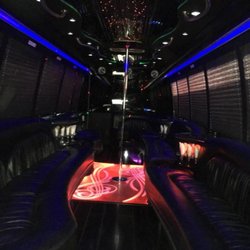 Taylormade Executive Limo - 35 passenger bus interior