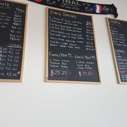 2018 menu price