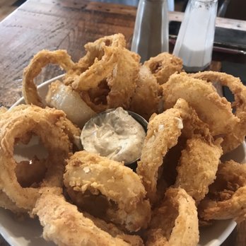 Spoke & Hub - Vidalia onion rings (5/5) - Breakfast & Brunch Near Me - Baton Rouge, Louisiana