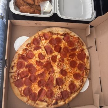 Pizza City - Pepperoni Pizza and Chicken Tenders with French Fries - Pizza Near Me - Ranson, West Virginia Pizza City - Pepperoni Pizza and Chicken Tenders with French Fries - Pizza Near Me - Ranson, West Virginia
